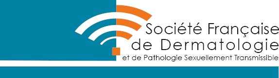 Le logo de la Société Française de Dermatologie. Retour à l'accueil.